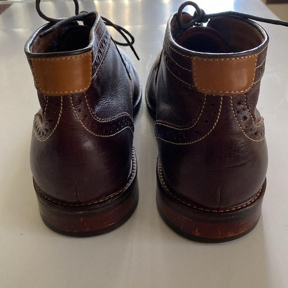 Johnston and Murphy Men\'s Brown Leather Chukka Boots Size 10.5 main image 4